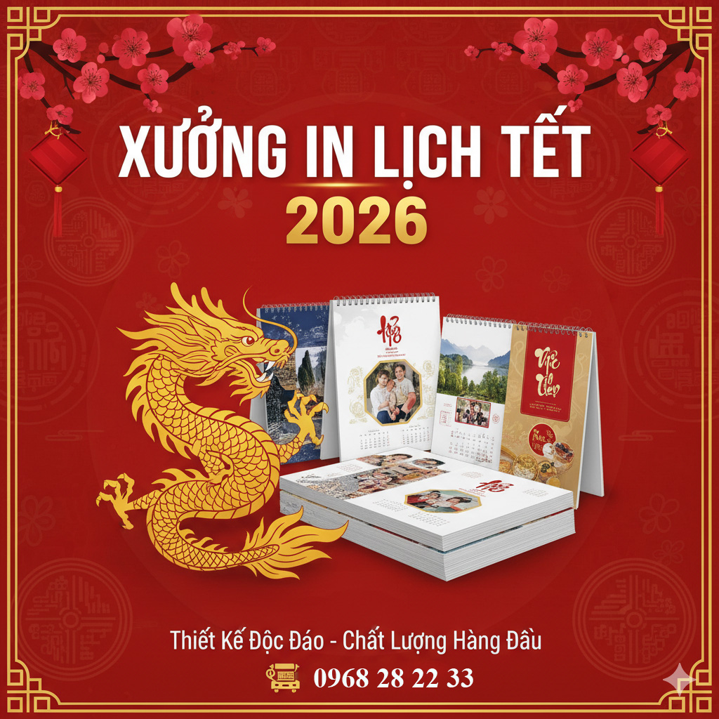 xưởng in lịch tết 2026